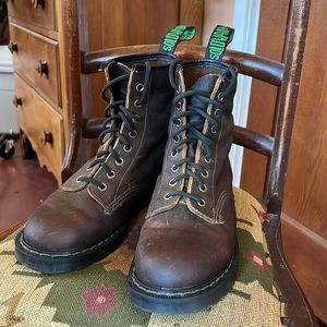 Solovair lace up leather boots